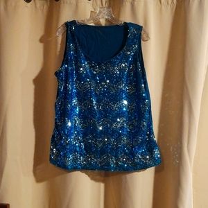 Coldwater Creek sequin top